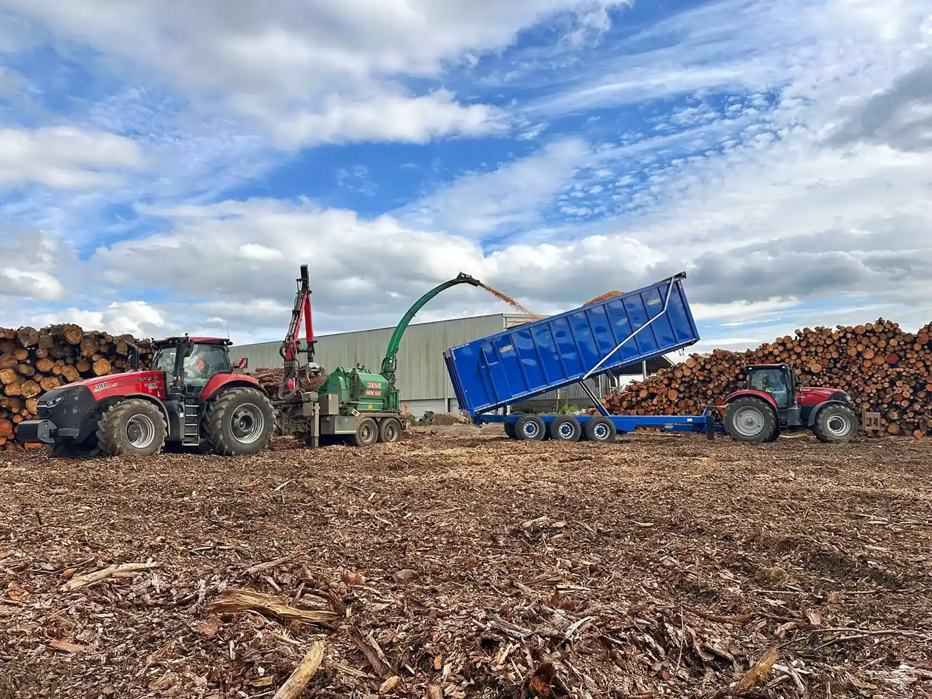 wood chipping services in yorkshire for biomass